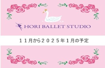 １１月から２０２５年１月の予定