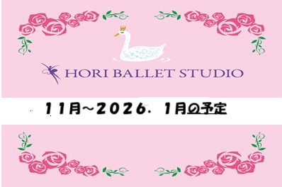 １１月～２０２６年１月の予定　